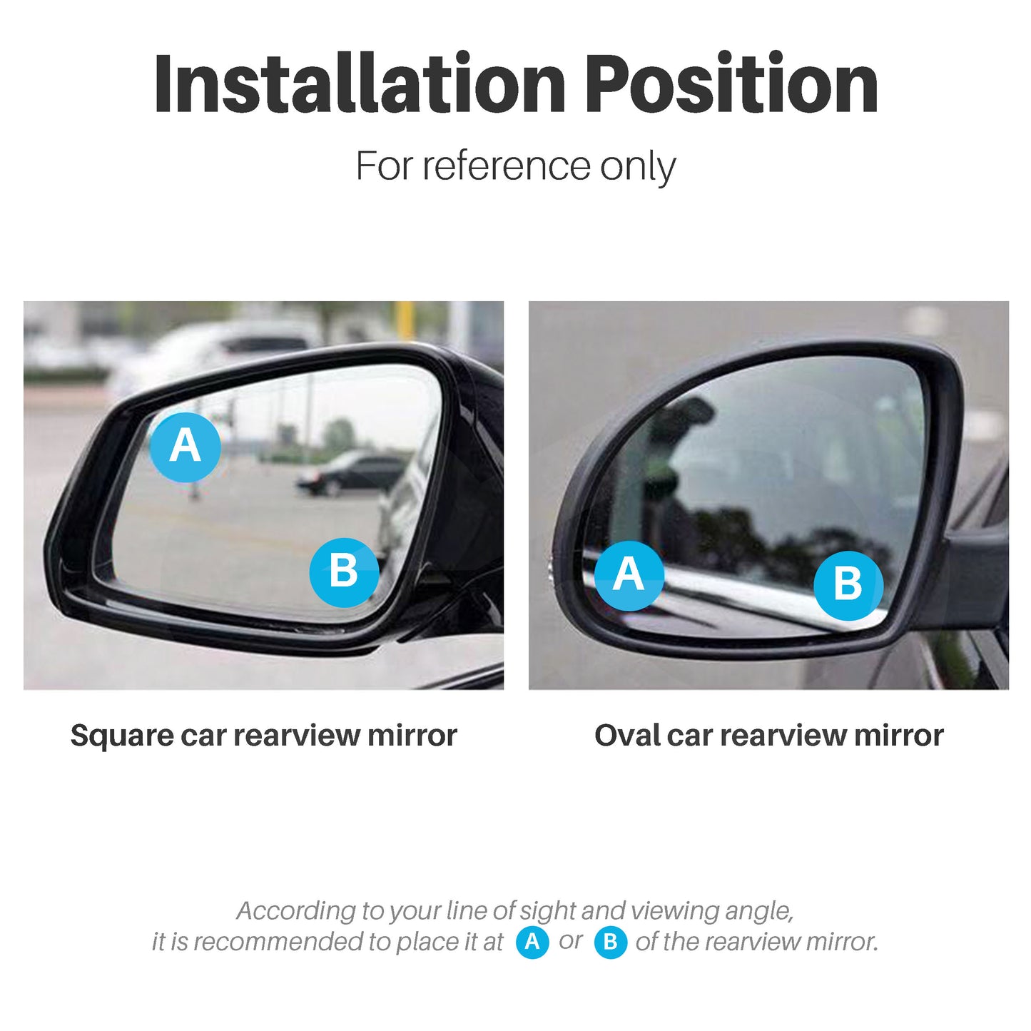 360 degree adjustable blind spot mirror 11