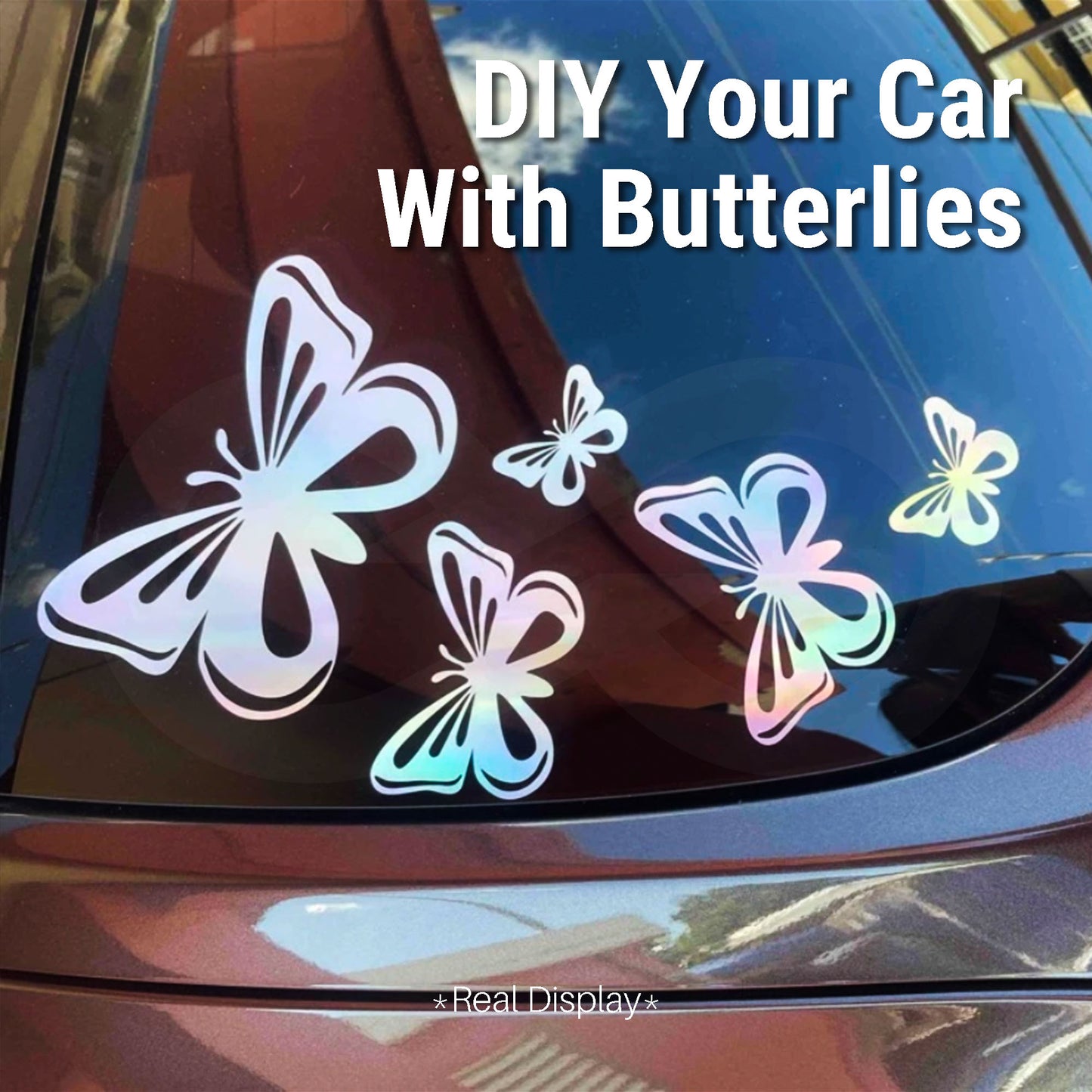 Butterflies Pattern Styling Decal 02
