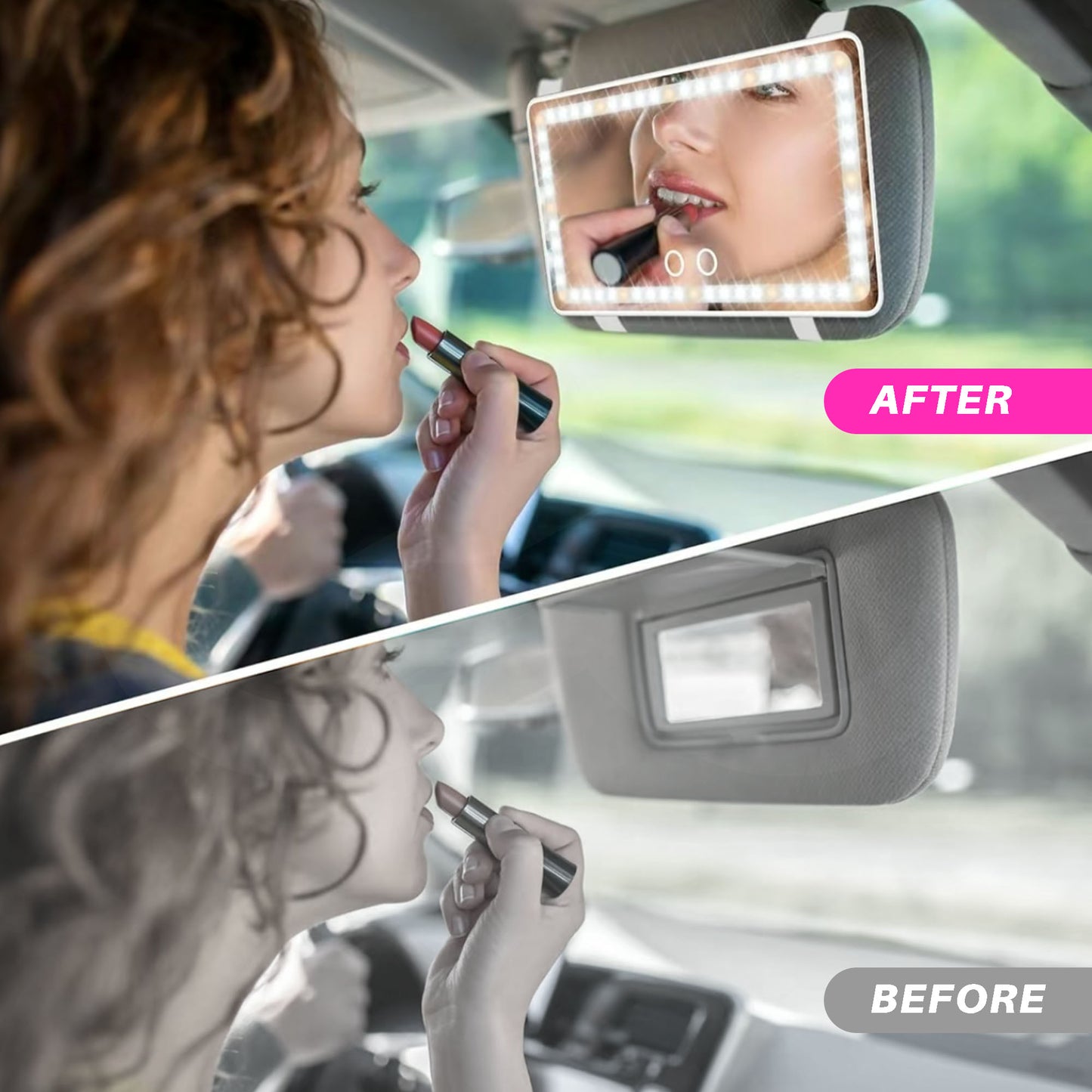 Car Sun Visor Vanity Mirror 02