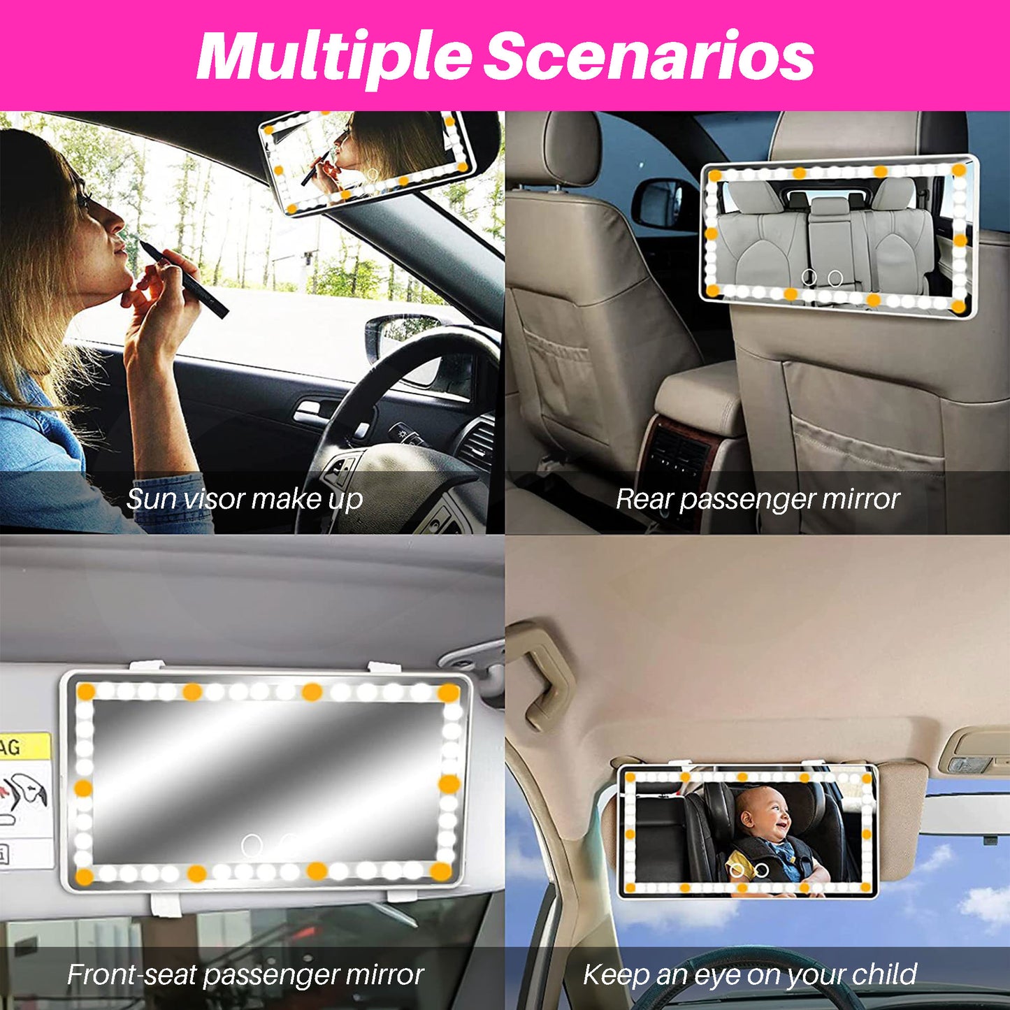 Car Sun Visor Vanity Mirror 04