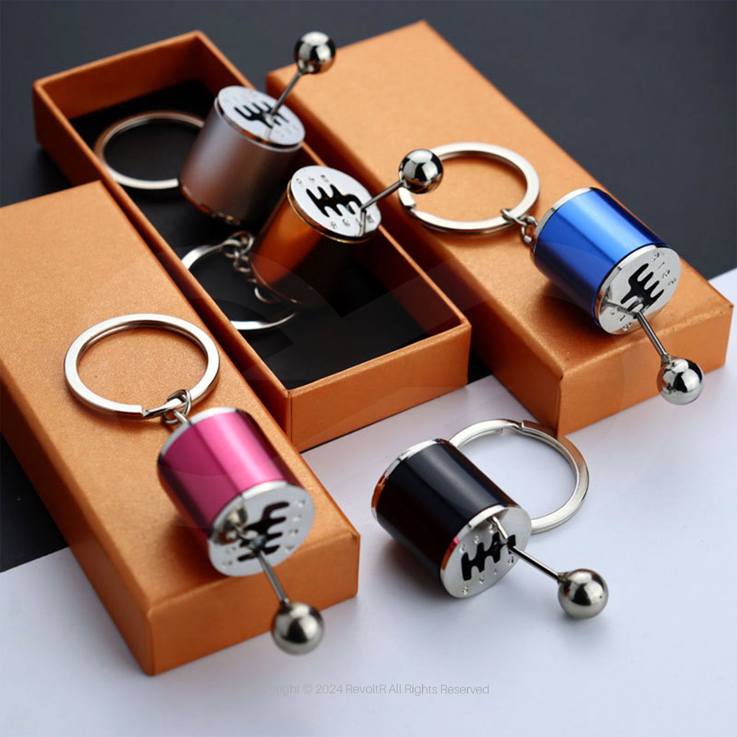 Creative Car Gear Shift Keychain 06