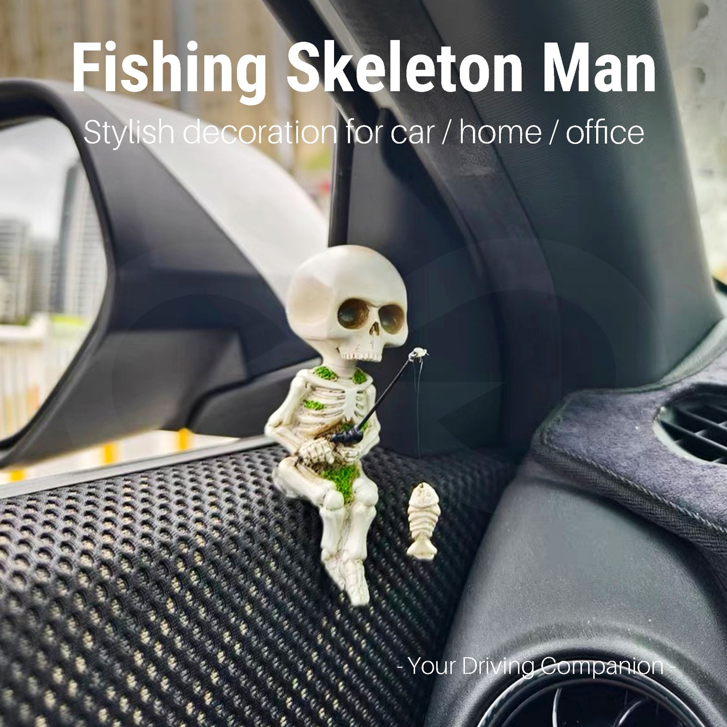 Fishing Skeleton Man Decoration 03