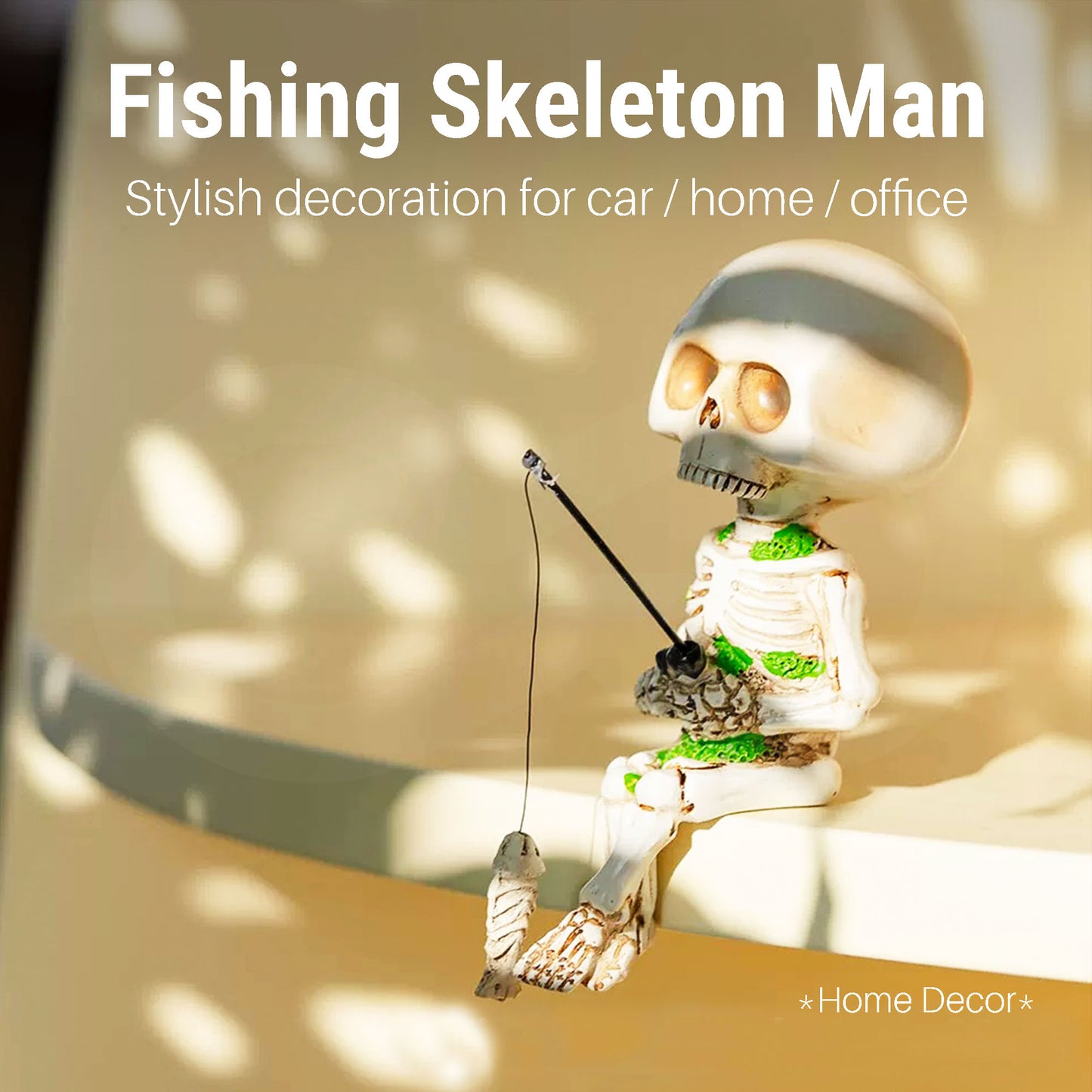 Fishing Skeleton Man Decoration 04
