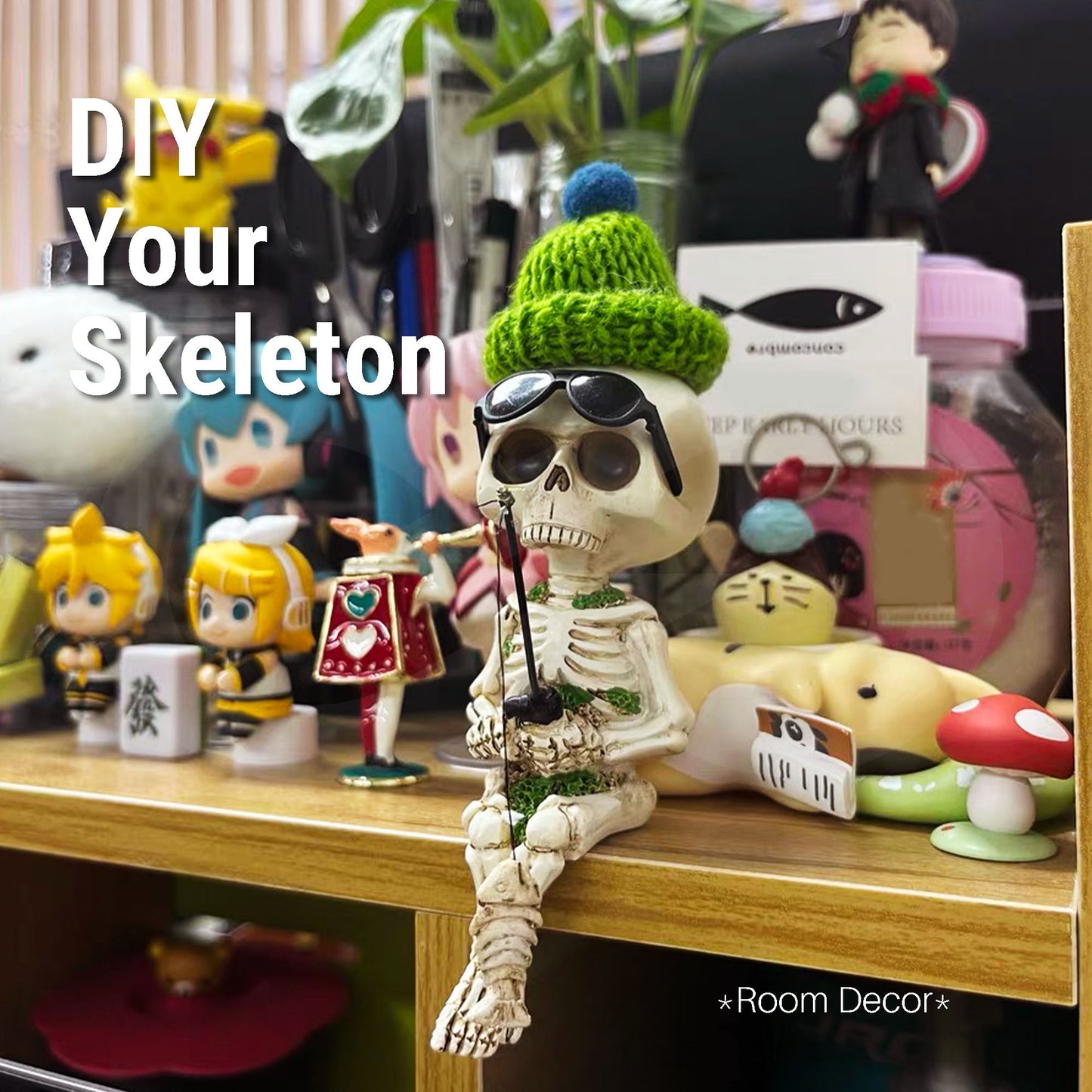 Fishing Skeleton Man Decoration 10