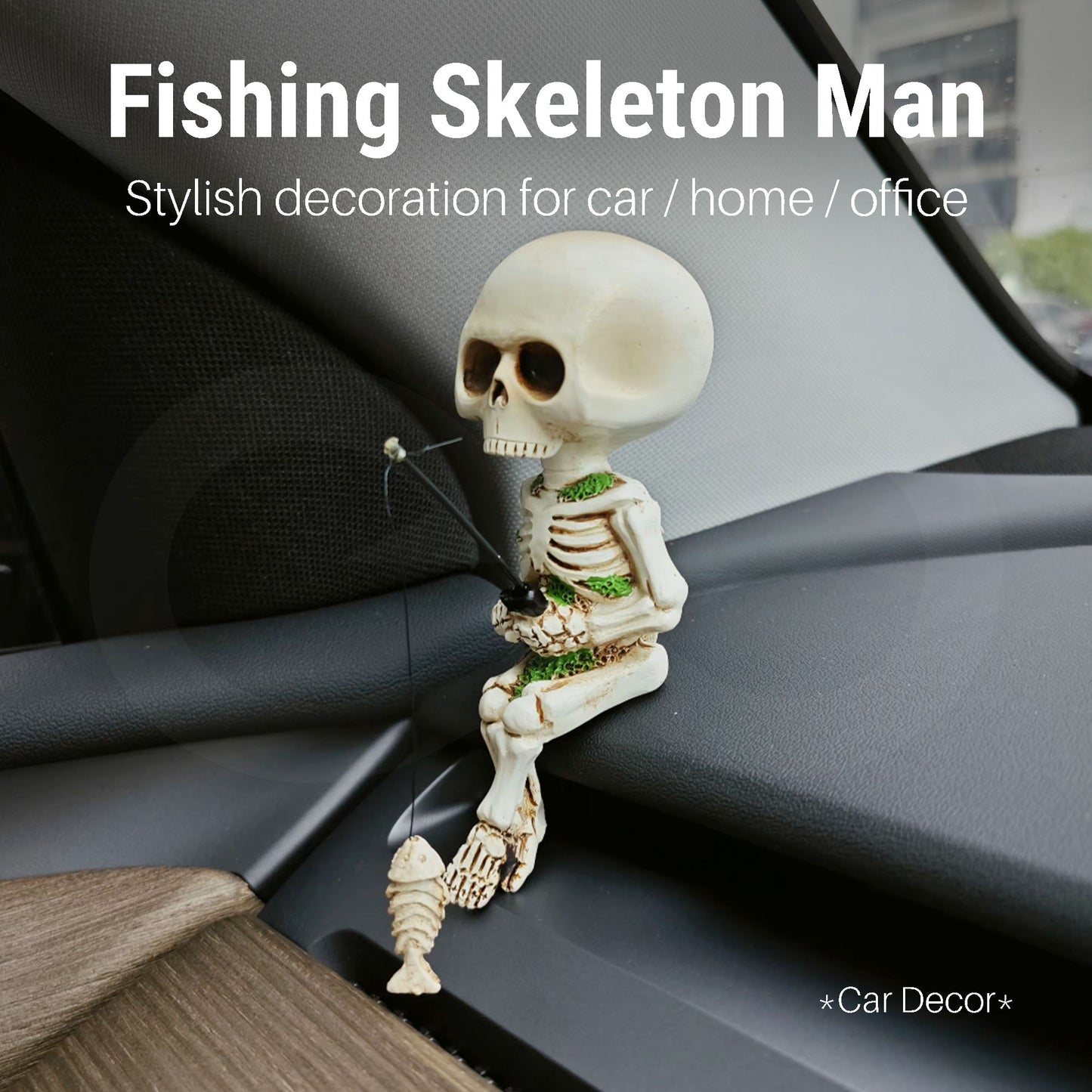 Fishing Skeleton Man Decoration 13