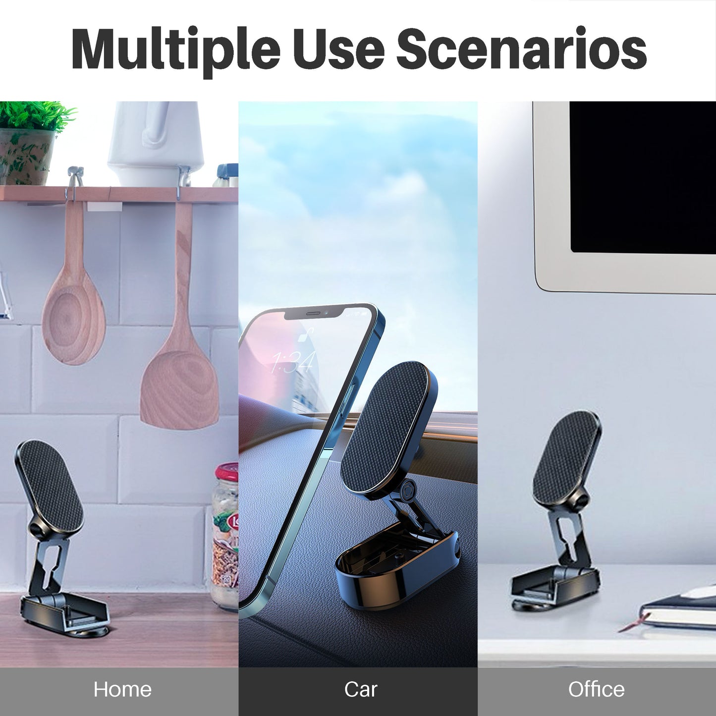 Folding 720-degree Rotatable Magnetic Phone Holder 04