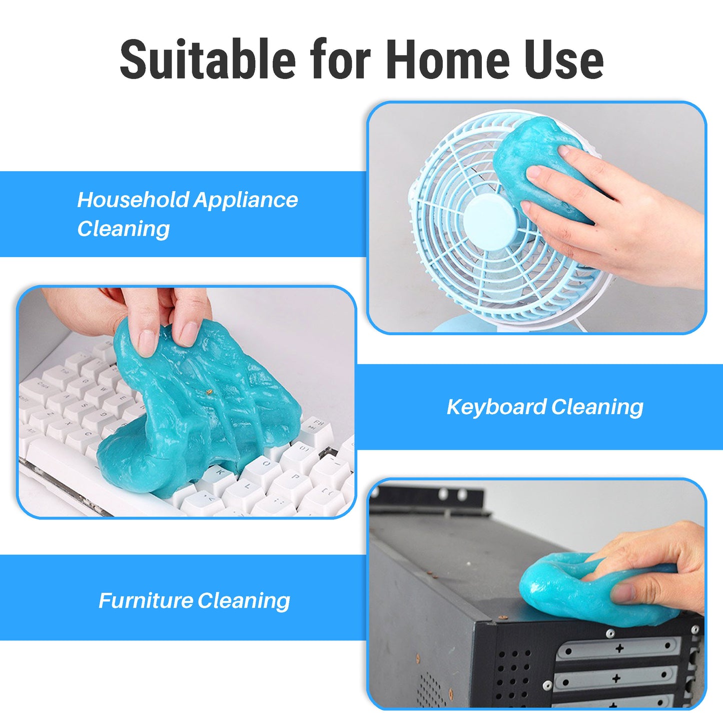 Reusable Slimey Dust Cleaning Gel (5.64oz) 07