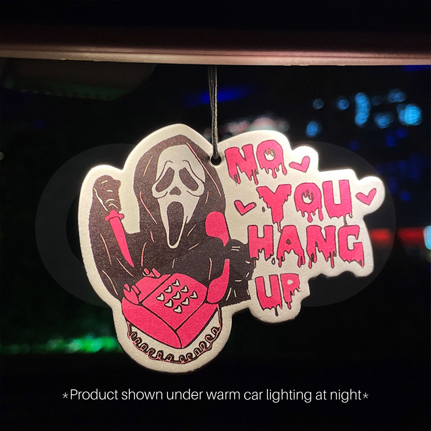 Screaming Skull No You Hang Up Air Freshener 02