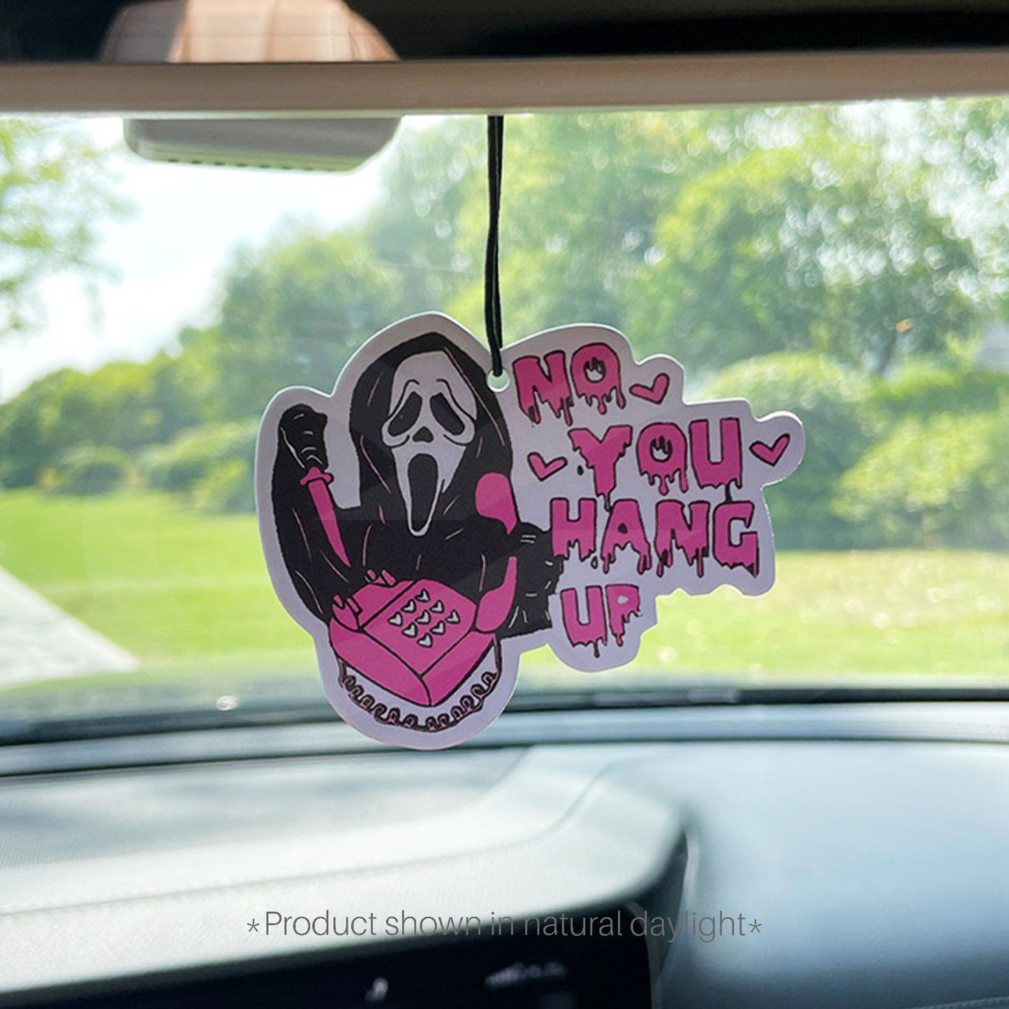 Screaming Skull No You Hang Up Air Freshener 03