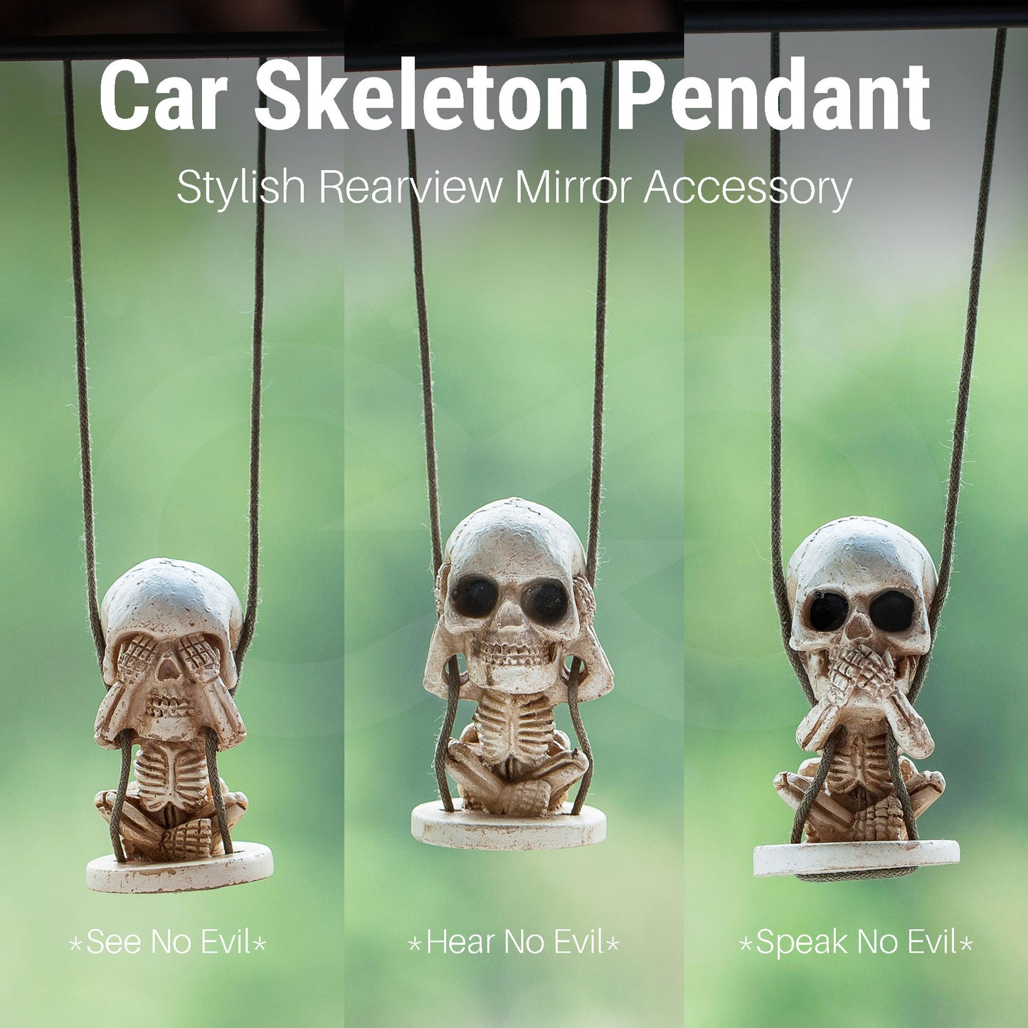Spooky Swing Skeleton Hanging Ornament 02