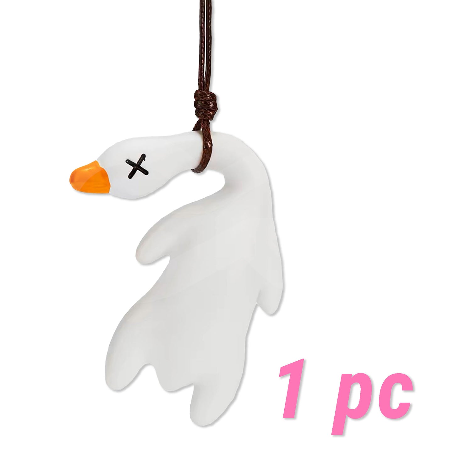 Swing Duck Hanging Ornament SKU White 1pc
