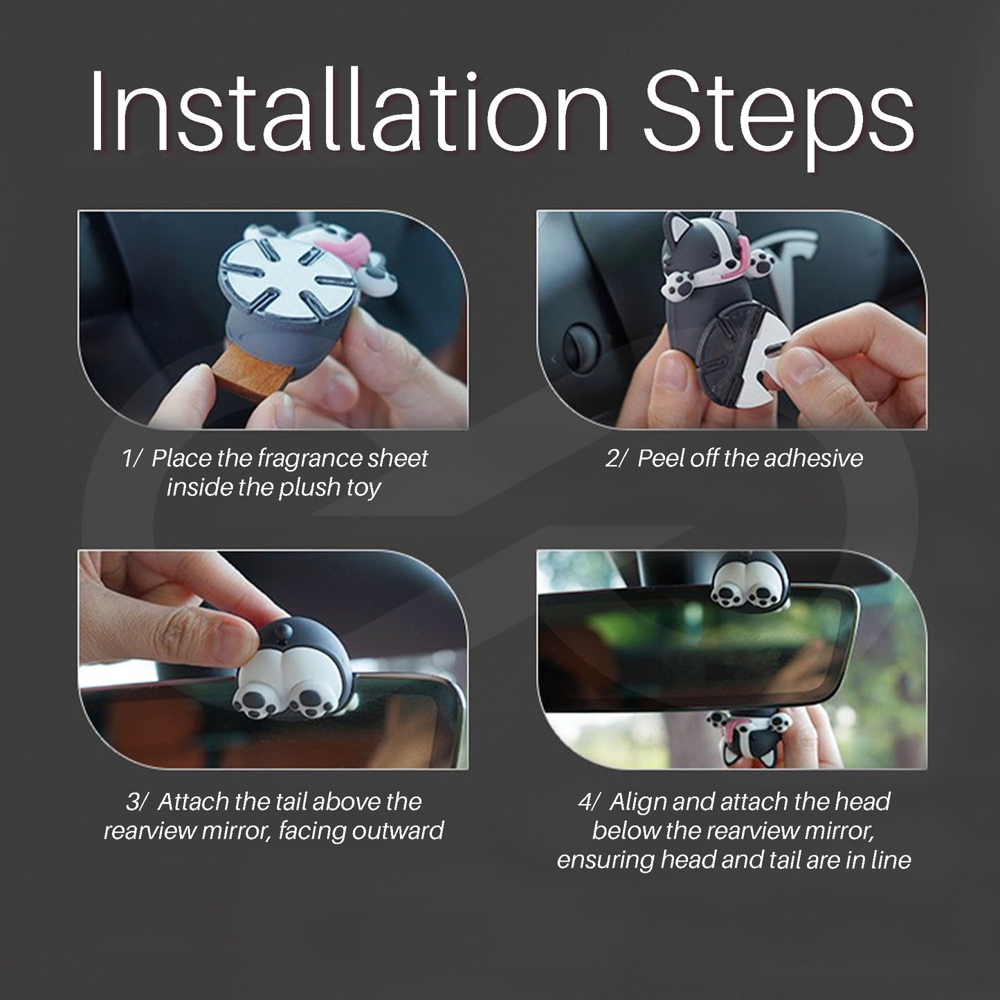 Swinging Dog Air Freshener 16 Installation Steps