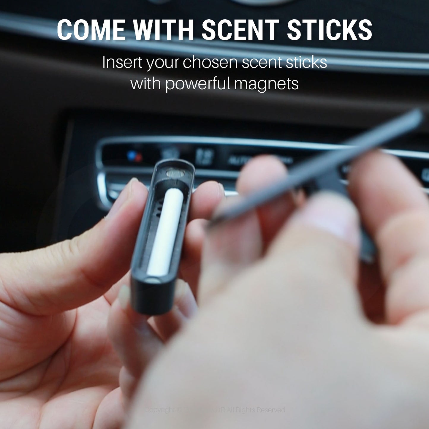 Wooden Car Air Outlet Perfume Clip 12