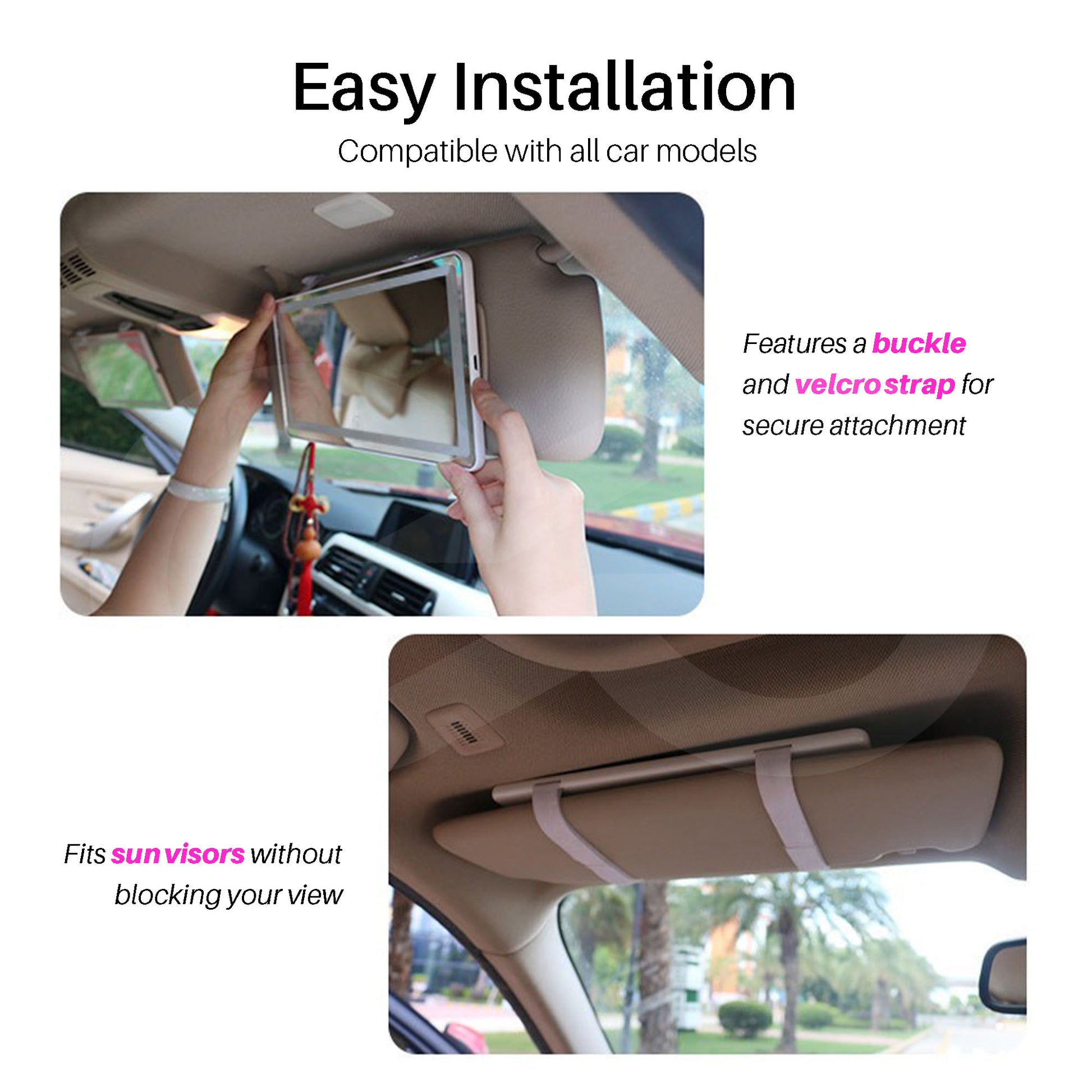 Car Sun Visor Vanity Mirror 06