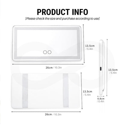 Car Sun Visor Vanity Mirror 09 Product Information