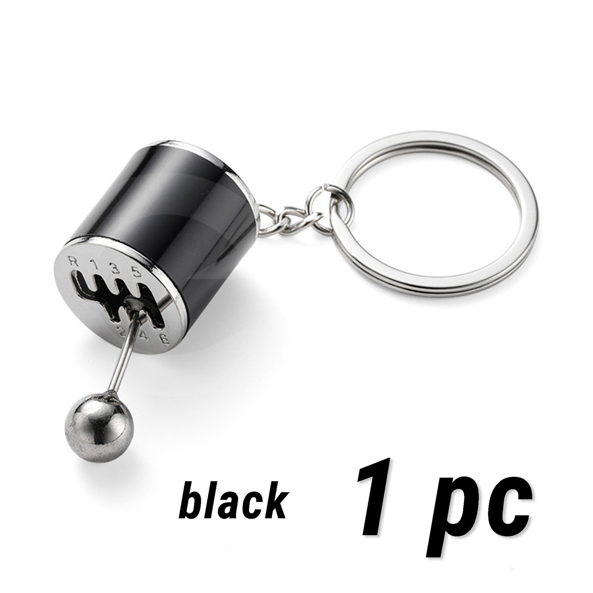 Creative Car Gear Shift Keychain SKU Black 1pc