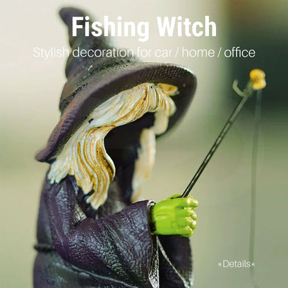 Fishing Witch Decoration 09