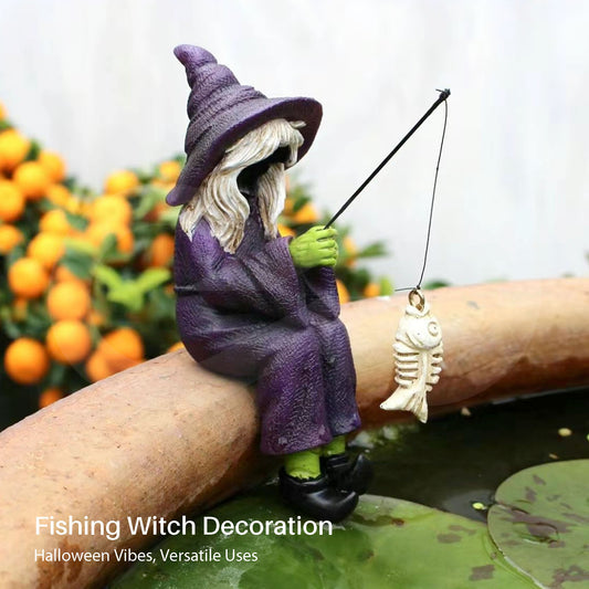 Fishing Witch Decoration 11