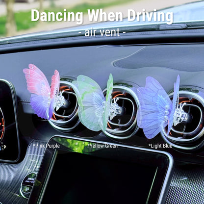 Flying Butterfly Car Air Vent Clip Decoration