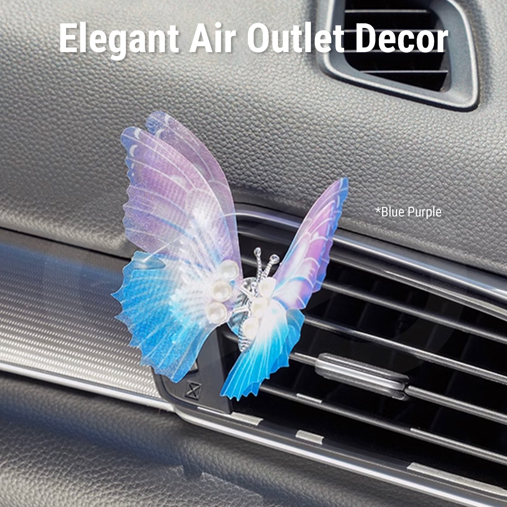 Flying Butterfly Car Air Vent Clip Decoration