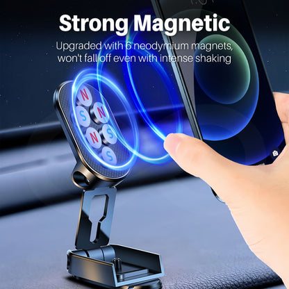 Folding 720-degree Rotatable Magnetic Phone Holder 03