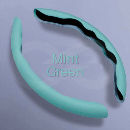 Liquid Feel Steering Wheel Cover Mint Green