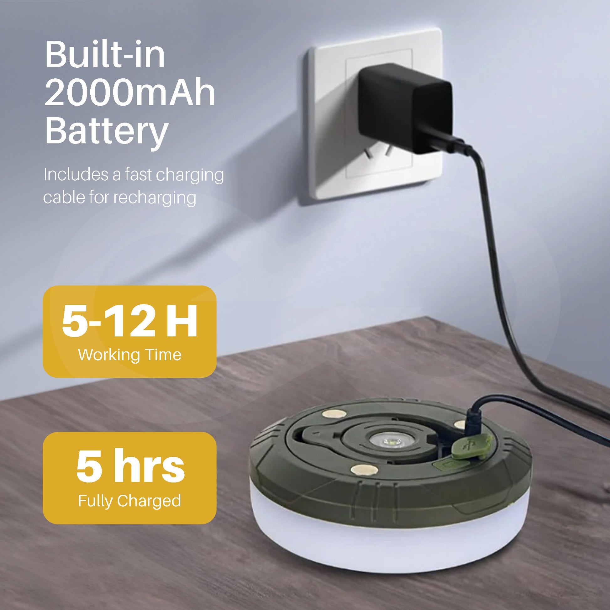 Retractable Rechargeable Camping String Lights 08