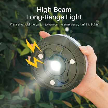Retractable Rechargeable Camping String Lights 12 High-beam Long-range Light