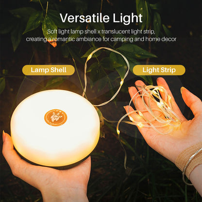 Retractable Rechargeable Camping String Lights 13 Versatile Light