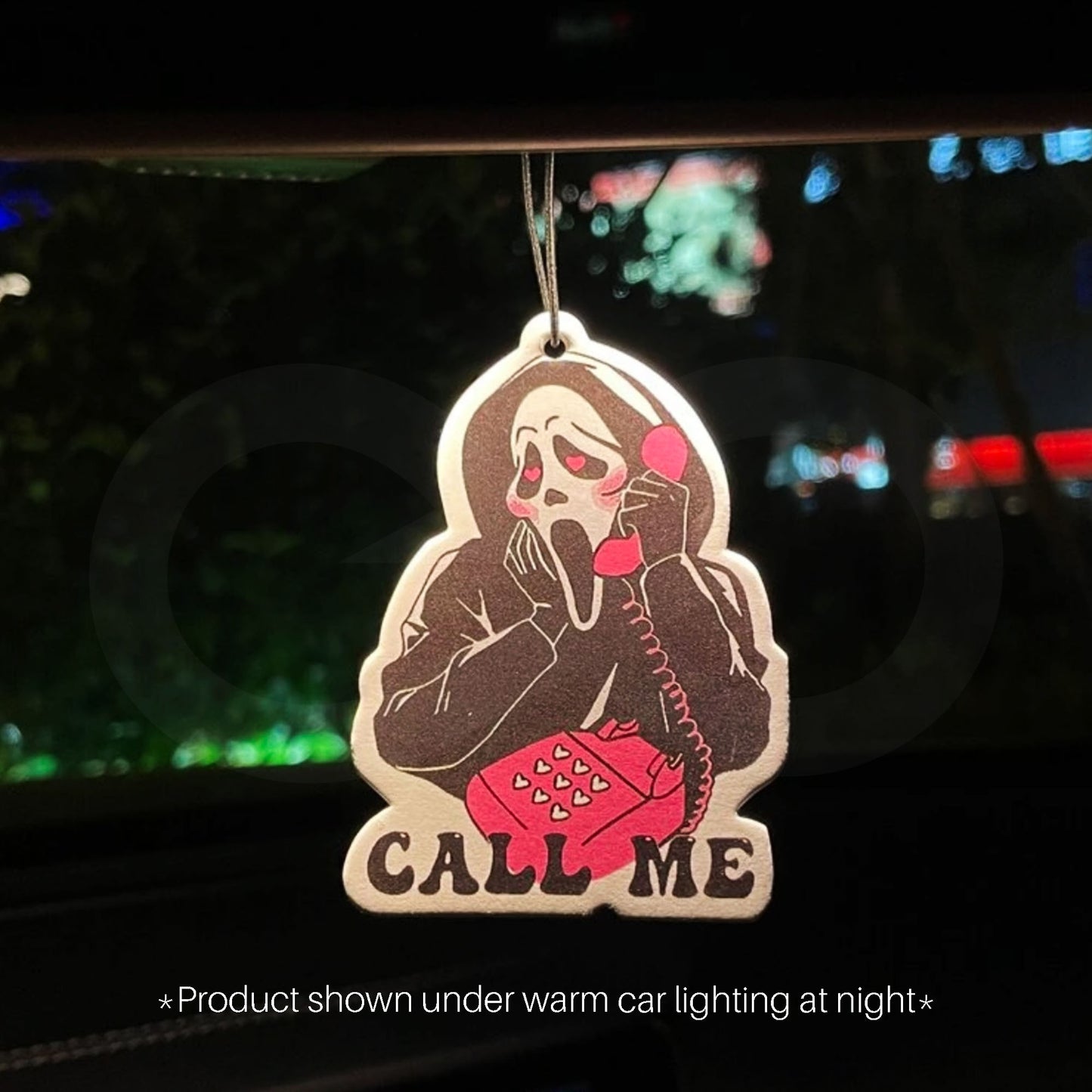 Screaming Skull Call Me Air Freshener 02