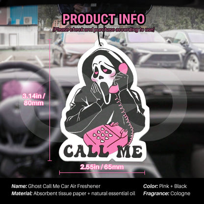 Screaming Skull Call Me Air Freshener 04