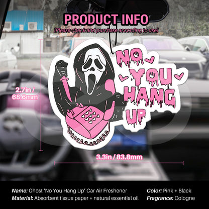 Screaming Skull No You Hang Up Air Freshener 05