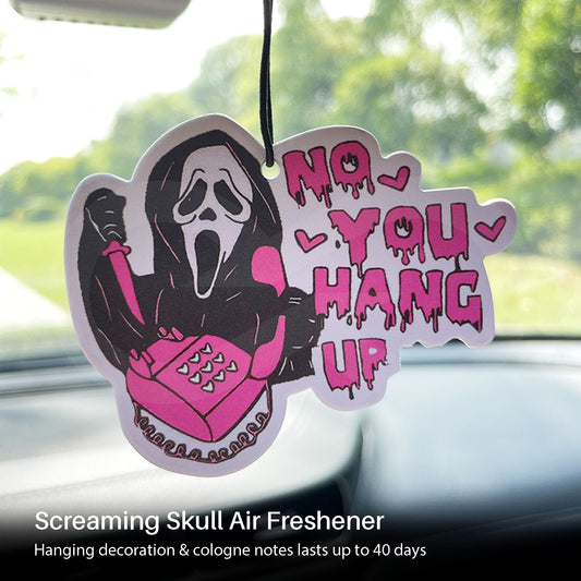 Screaming Skull No You Hang Up Air Freshener 08