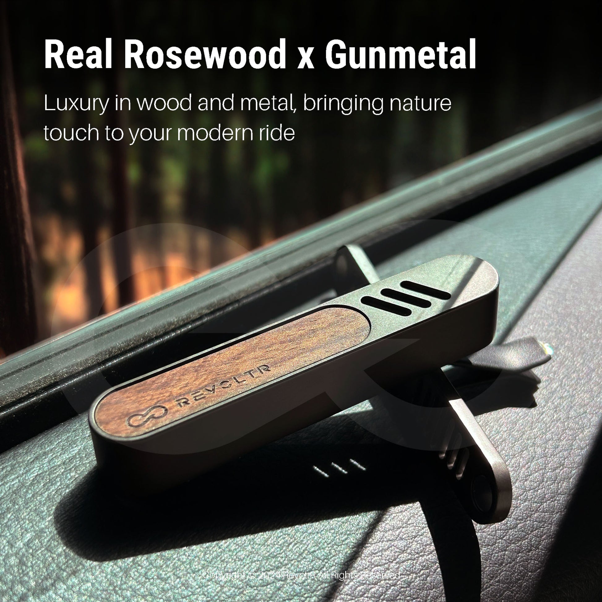 Wooden Car Air Outlet Perfume Clip 16