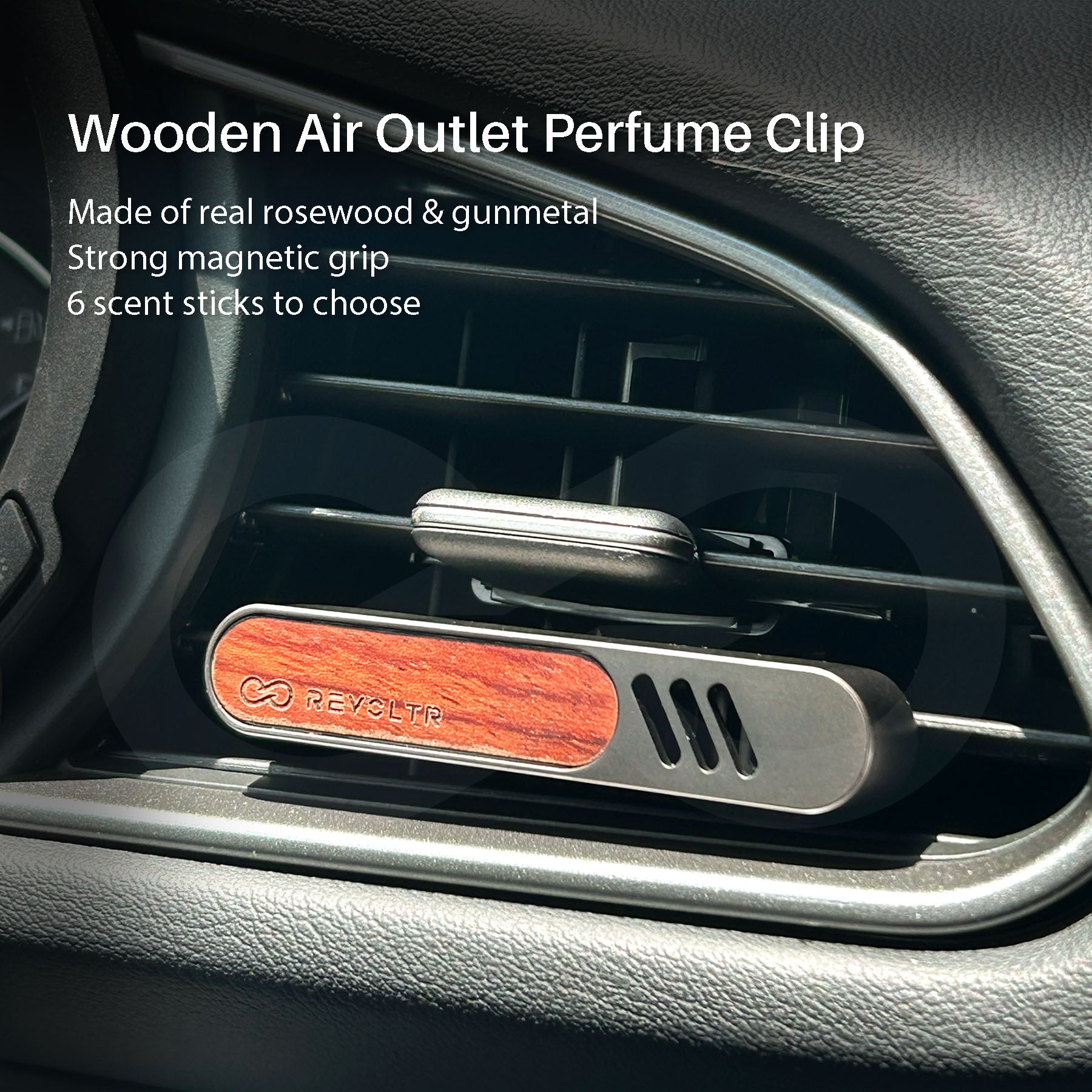 Wooden Car Air Outlet Perfume Clip 22