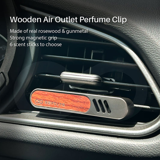 Wooden Car Air Outlet Perfume Clip 22
